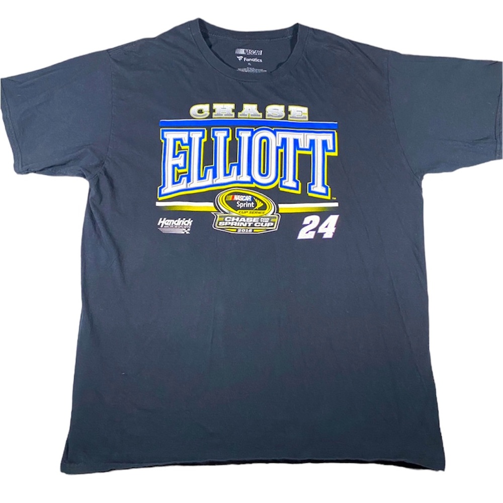 NASCAR Chase Elliott Mens T Shirt XL Fanatics 2016 Chase For The Cup Black